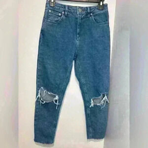 ASOS Denim High Waisted Mom Straight Jeans Size 26